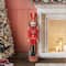 Haute Decor 37" Dark Red & Gold Decorative Christmas Nutcracker